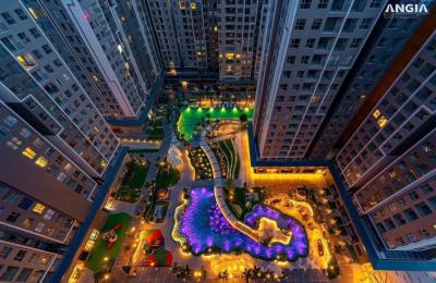 Căn hộ chung cư 2PN trang bị nội thất hiện đại